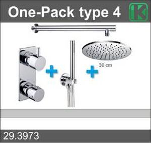 One-Pack Inbouwthermostaatset Type 4 Chr (30Cm)