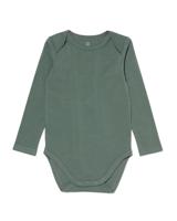 HEMA Romper Biologisch Stretch Katoen Groen (groen)
