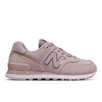 New Balance 574 suède sneakers oudroze/goud