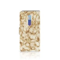 Xiaomi Redmi K20 Pro Bookcase Marmer Goud - thumbnail