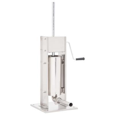 vidaXL Worstenvuller handmatig 5 L roestvrij staal zilverkleurig vidaXL Worstenvuller handmatig 5 L roestvrij staal zilverkleurig