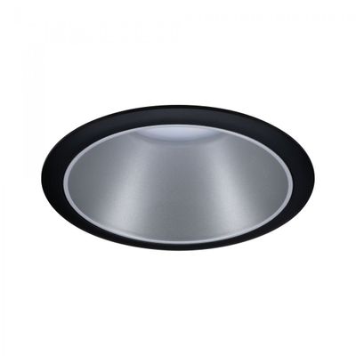 Paulmann 93397 Cole LED-inbouwlamp GU10 Zwart (mat), Zilver