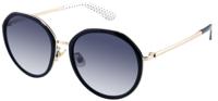Kate Spade zonnebril Alaina dames cat. 3 RVS ovaal zwart/goud