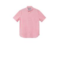 Mango Man regular fit overhemd roze