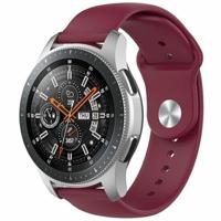 By Qubix - Rubberen sportband - Bordeaux - Compatible met Xiaomi Redmi Watch 5 Active/Redmi Watch 5 Lite - Compatible Xiaomi bandje