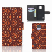 Samsung Galaxy S5 | S5 Neo Telefoon Hoesje Batik Brown