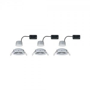 Paulmann 93488 Nova Inbouwlamp Set van 3 stuks LED LED 18 W Chroom (glanzend)