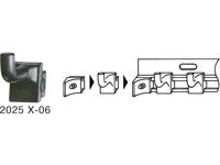 Hazet 2025X-06 Gereedschapshaak en geleiderails 1 stuk(s)
