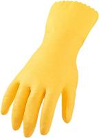 Asatex HS 9 Latex Huishoudelijke Handschoenen Vollbeschichtet, Geel, maat 9