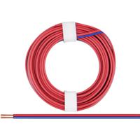 Donau Elektronik 225-02 Draad 2 x 0.25 mm² Rood-blauw 5 m