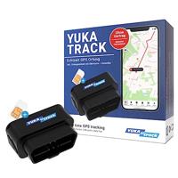 YUKAtrack GPS-Tracker Auto, voertuigen, vrachtwagen met SIM kaart en data flat heel Europa LIVE tracking, complete set: geen abonnement, geen contract, OBD 2 tracking box, direct klaar voor gebruik