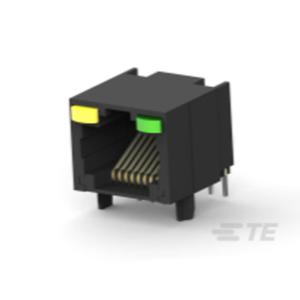 TE Connectivity TE AMP MODULAR JACKS - INVERTED AND LEDS MODULAR JACKS - INVERTED AND LEDS 5406533-1 1 stuk(s)