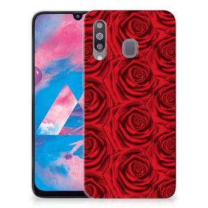 Samsung Galaxy M30 TPU Case Red Roses