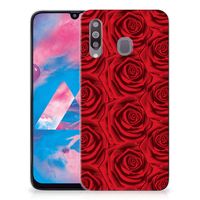 Samsung Galaxy M30 TPU Case Red Roses - thumbnail