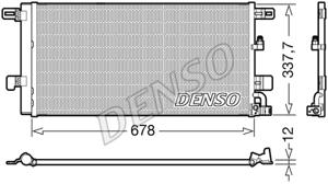 Condensor, airconditioning DENSO, u.a. für Audi