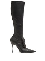 Diesel bottes D-Venus Pocket en cuir - Marron