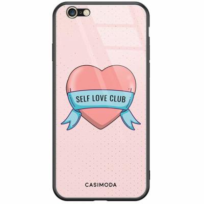 iPhone 6/6s glazen hardcase - Self love club