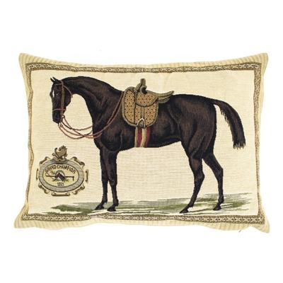 Gobelin Kussen Paard met Zadel Bruin (45 x 31 cm) Gobelin Kussen Paard met Zadel Bruin (45 x 31 cm)