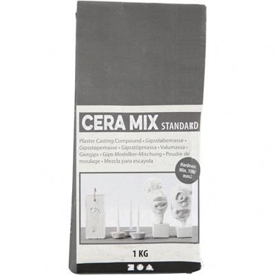 Cera-Mix gipsgietmix standaard 1 kg lichtgrijs Cera-Mix gipsgietmix standaard 1 kg lichtgrijs