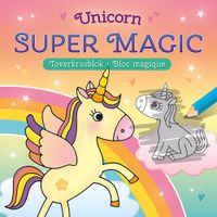 Deltas super magic toverkrasblok unicorn - thumbnail