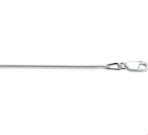 TFT Zilveren Ketting Slang Rond 1,2 mm x 38 cm