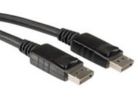 ROLINE DisplayPort Kabel, DP M/M, zwart, 2 m - thumbnail