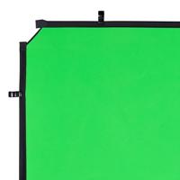 Manfrotto EzyFrame Fotografie/Video Groot Formaat Opvouwbare Achtergrond Cover 2 x 2.3m - Chroma Key Groen/Ultra-Draagbaar/Familie Shoots/Portretten/Geanimeerde Actie Poses/Mode/Commercieel - LL