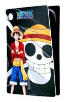 Konix One Piece beschermende gevel voor PS5-console, silicone, schokbestendig, krasbestendig, motief Luffy, zwart