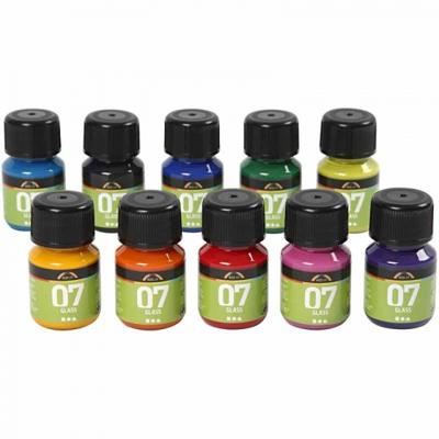 A Color transparante glasverf 10 stuks 30 ml multicolor A Color transparante glasverf 10 stuks 30 ml multicolor