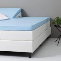 Dekbed Discounter DD Splittopper Hoeslaken Katoen Kleur: Blauw, 180 x 220 cm