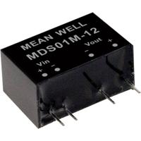 Mean Well MDS01L-12 DC/DC-convertermodule 84 mA 1 W Aantal uitgangen: 1 x Inhoud 1 stuk(s)