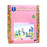Ministeck Ministeck Eenhoorn, 1200 steentjes