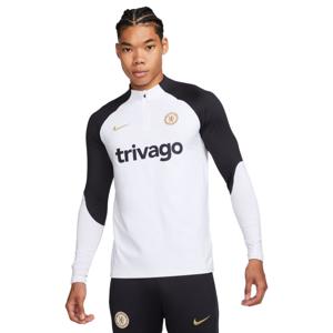 Nike Chelsea Strike Trainingstrui 1/4-Zip 2023-2024 Wit Zwart Goud