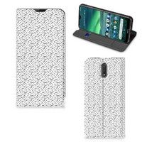 Nokia 2.3 Hoesje met Magneet Stripes Dots - thumbnail