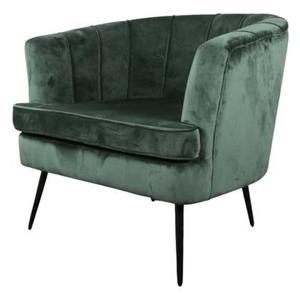 DS4U Norah fauteuil velvet donkergroen