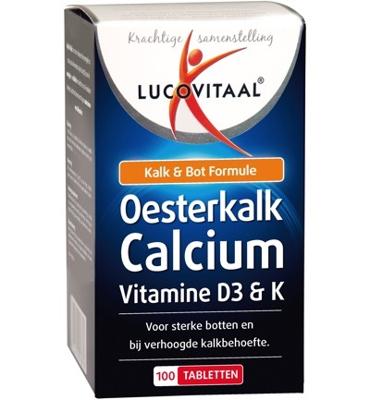 Lucovitaal Lucovitaal Oesterkalk Calcium Tabletten (100tb) Lucovitaal Lucovitaal Oesterkalk Calcium Tabletten (100tb)