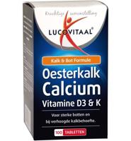 Lucovitaal Lucovitaal Oesterkalk Calcium Tabletten (100tb)