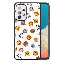 Back Case voor Samsung Galaxy A73 Dieren Emojis