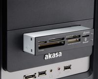 Akasa AK-ICR-11 geheugenkaartlezer USB 2.0 Intern - thumbnail