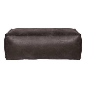 BePureHome Rodeo Poef  - Eco-leder - Zwart