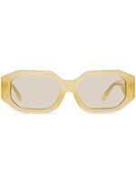 Linda Farrow lunettes de soleil Blake à monture ovale - Jaune