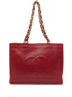 CHANEL Pre-Owned sac à main Jumbo CC (1992) - Rouge