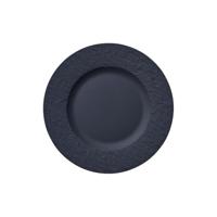 Villeroy & Boch Rock Gourmetbord 10-4239-2640, Premium Porselein, Zwart 22 x 22 x 1.7 cm