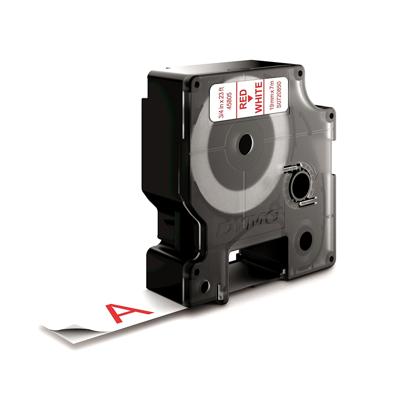 DYMO D1 -Standard Labels - Red on White - 19mm x 7m DYMO D1 -Standard Labels - Red on White - 19mm x 7m
