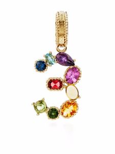 Dolce & Gabbana pendentif Number 3 en or 18ct orné de pierres