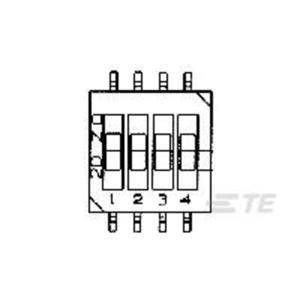 TE Connectivity 1825140-2 1 stuk(s) Tape on Full reel