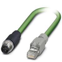 Phoenix Contact 1403496 M12 / RJ45 Netwerkkabel, patchkabel CAT 5, CAT 5e SF/UTP 3.00 m Groen Vlambestendig 1 stuk(s) - thumbnail