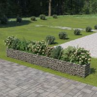 Gabion plantenbak 450x50x50 cm gegalvaniseerd staal