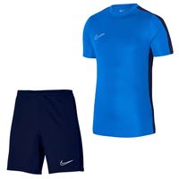 Nike Dri-FIT Academy 23 Trainingsset Blauw Donkerblauw Wit - thumbnail