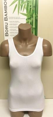 Boru Bamboe topje brede band 2323-M-Zwart Boru Bamboe topje brede band 2323-M-Zwart